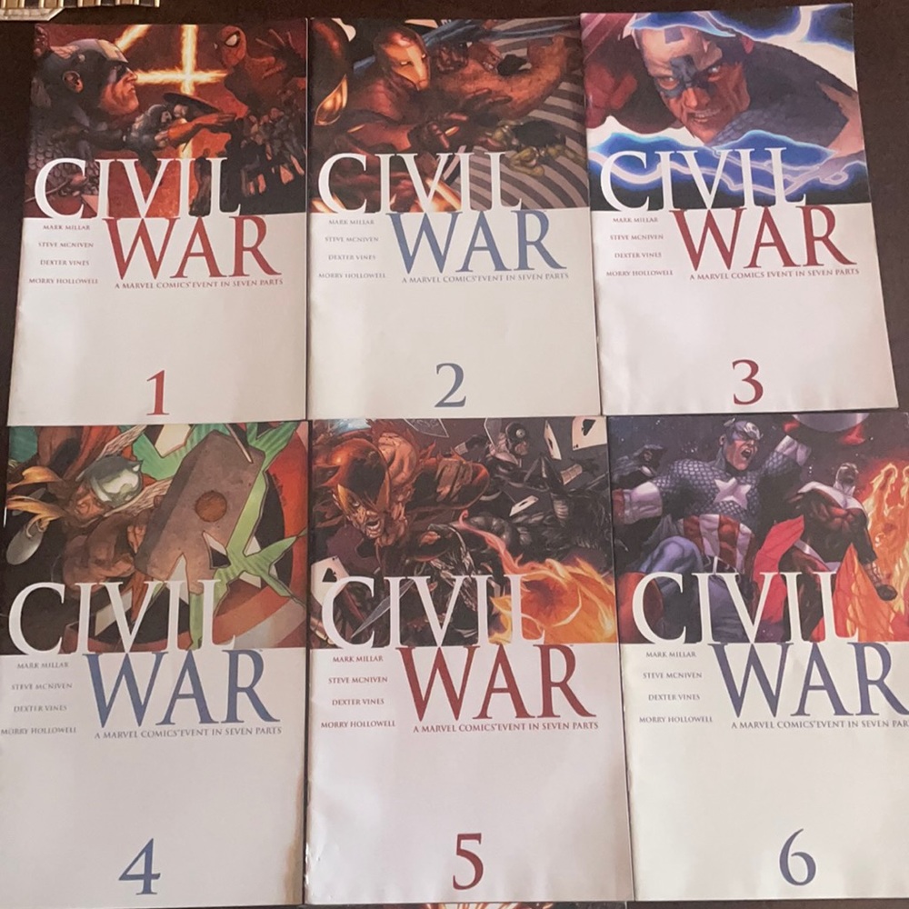 Marvel Civil War issue #1-2